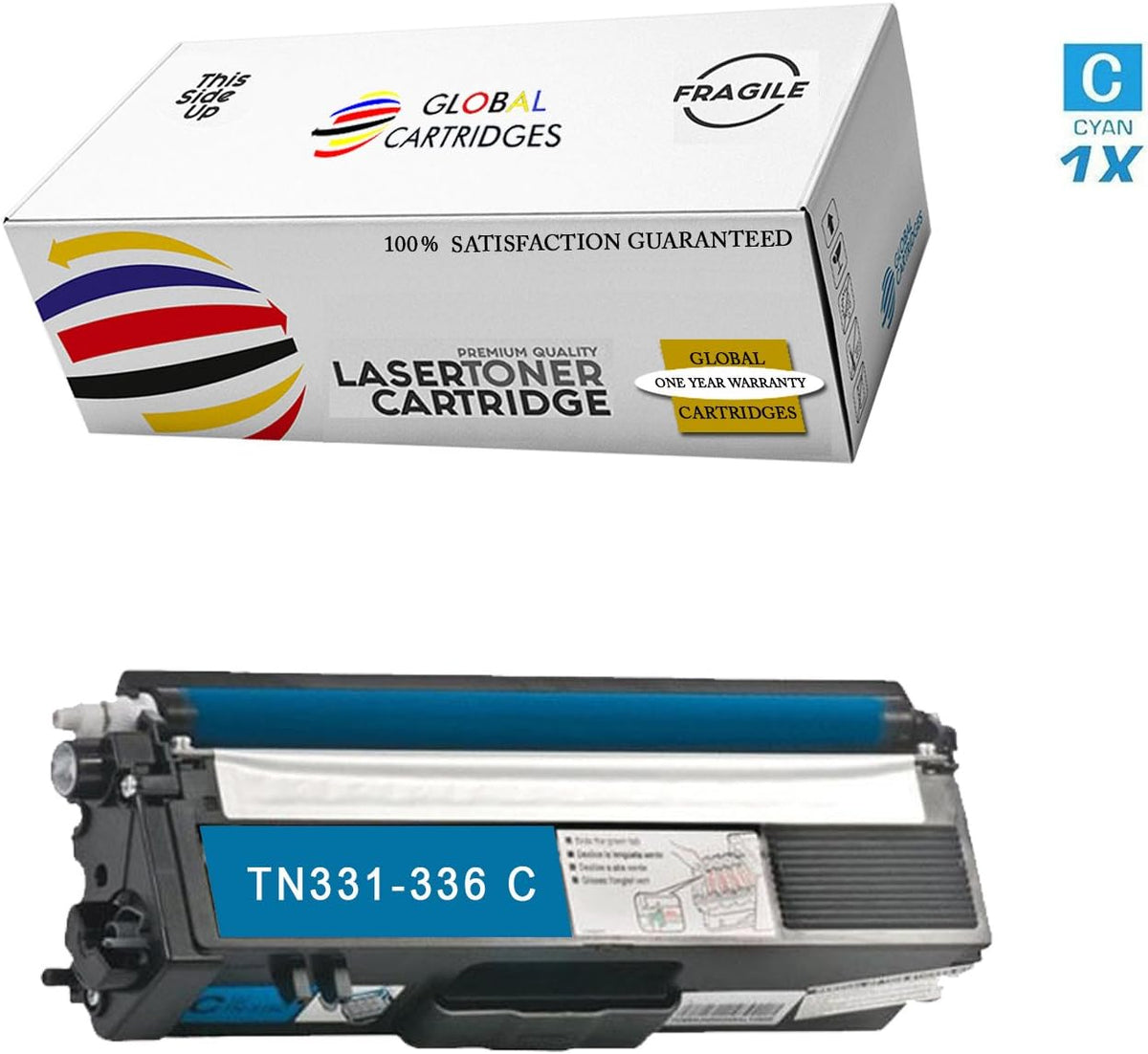 Compatible High Yield Toner Cartridges Set Black Cyan Magenta Yellow F753