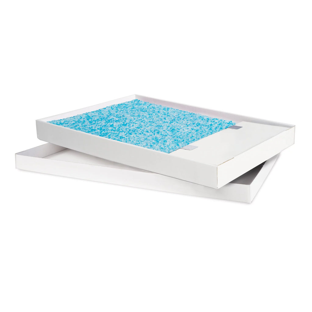 Disposable Cat Litter Trays, Fresh Scent, Silica Crystals, 3-Pack F6276