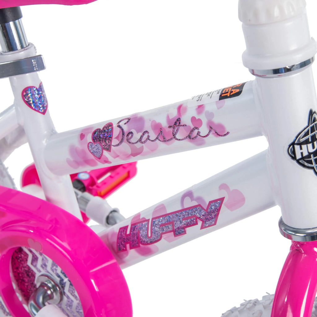 12 in. White Kids Bike U5839