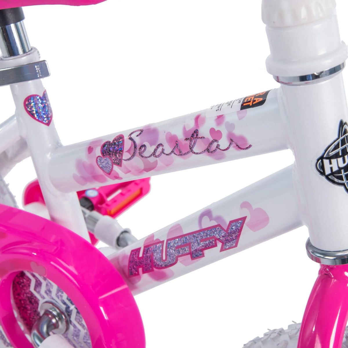 12 in. White Kids Bike U5839