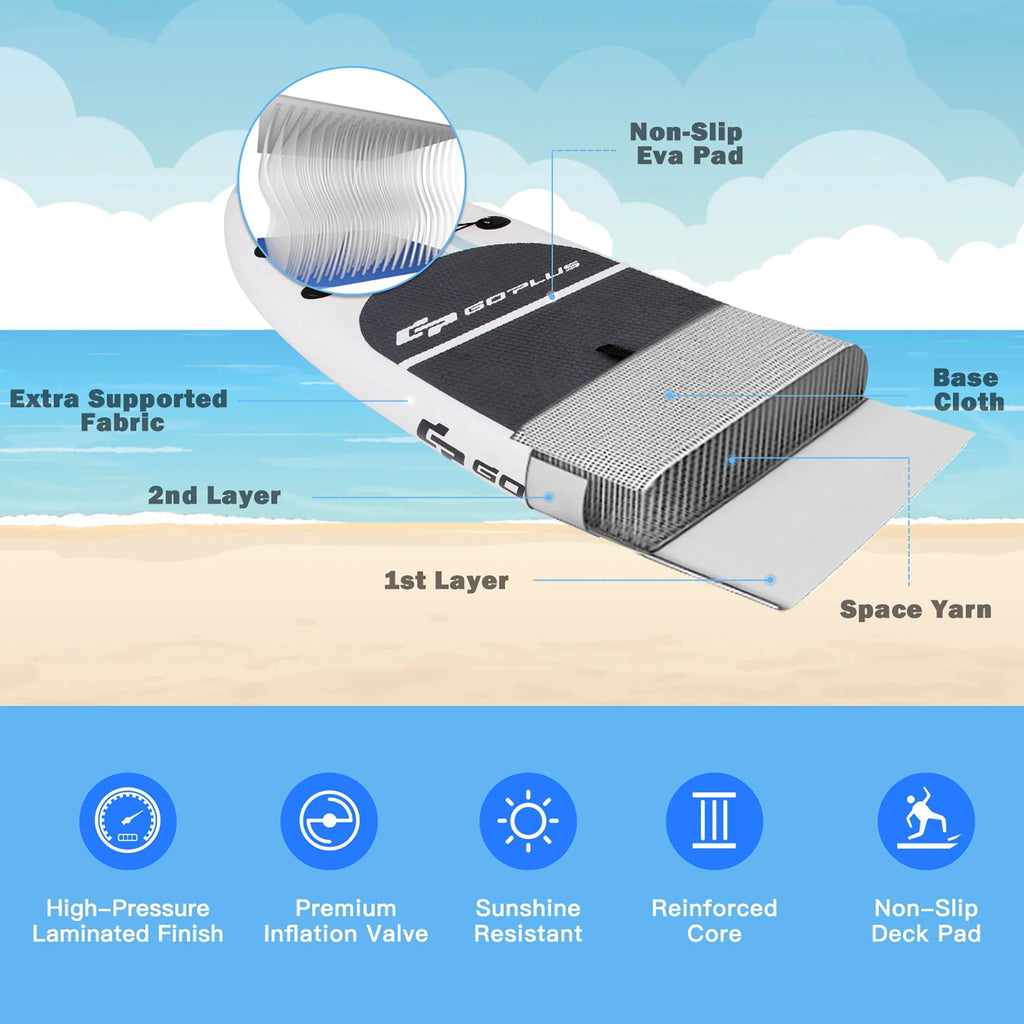 11' Inflatable Stand Up Paddle Board R5907