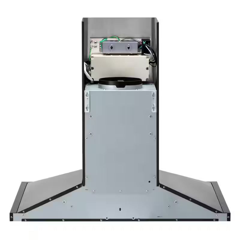 36 in. Smart Wall Mount Range Hood Black Stainless Steel V3023
