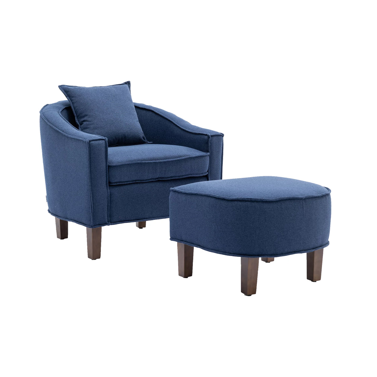 Accent Chair with Ottoman P644008