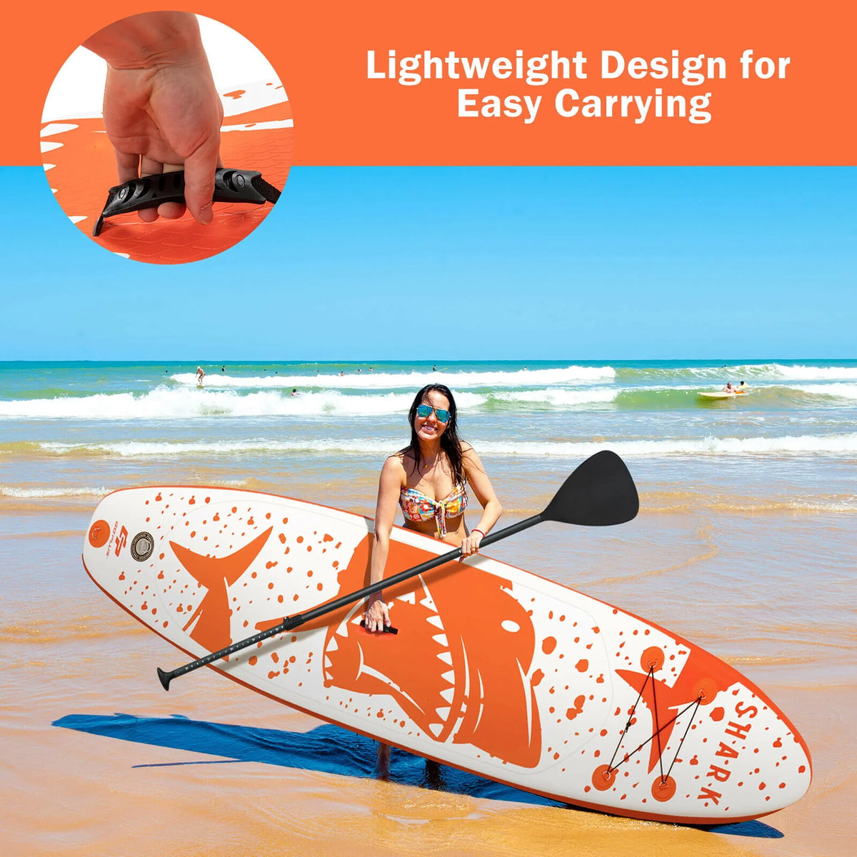 11' Inflatable Stand Up Paddle Board N381