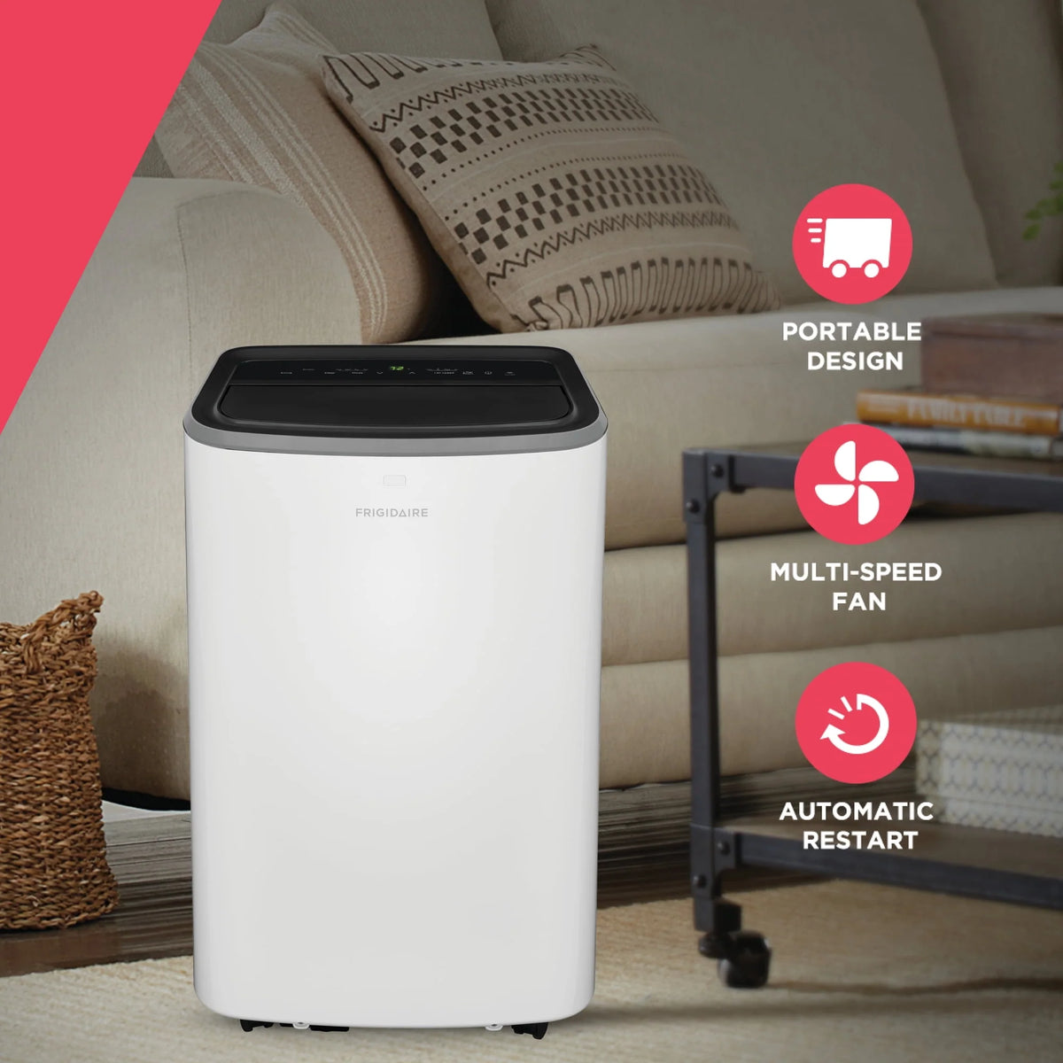 8,000 BTU Portable Air Conditioner with Dehumidifier N36011
