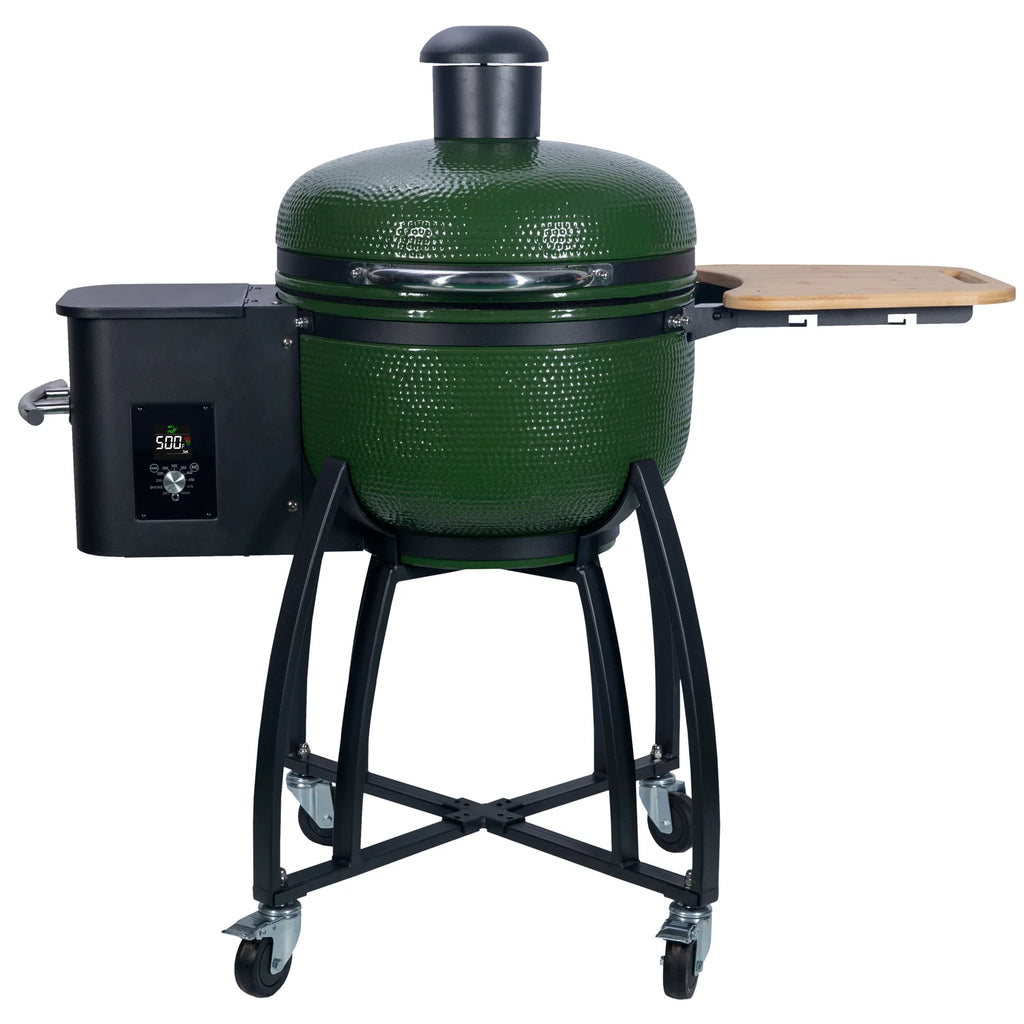 24" Ceramic Pellet Grill with Double Ceramic Liner 4-in-1 H5206