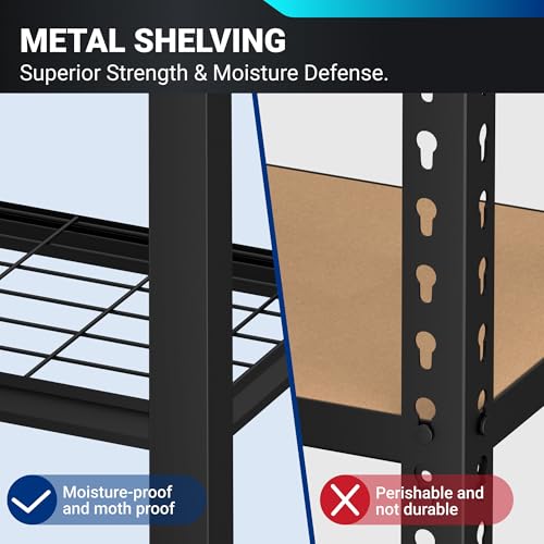 Heavy Duty 5-Tier Garage Shelving 2000 lbs L458068