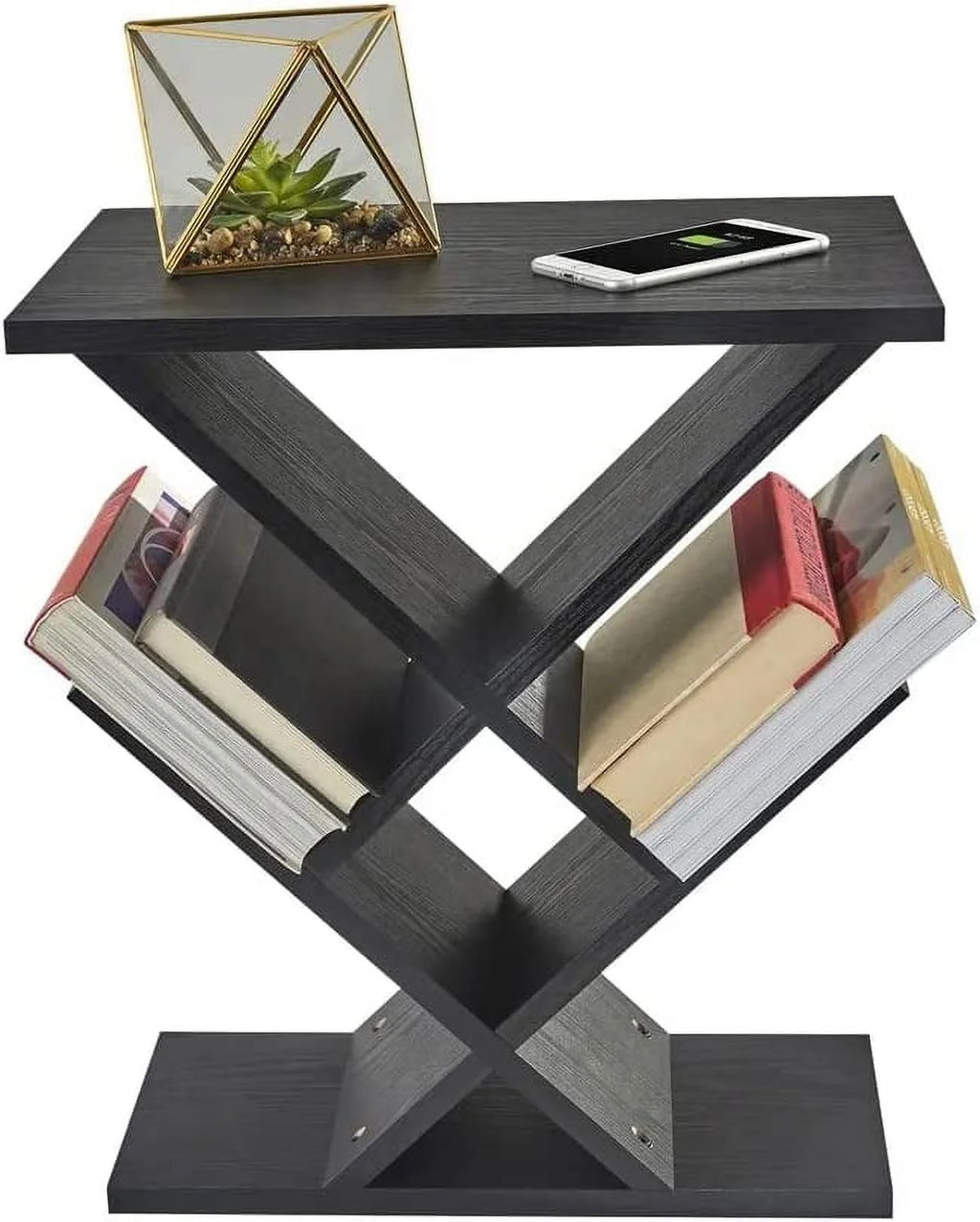 Black Storage Side Table N33439