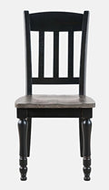 Reclaimed Pine Slatback Dining Chair Set Of 2 P474