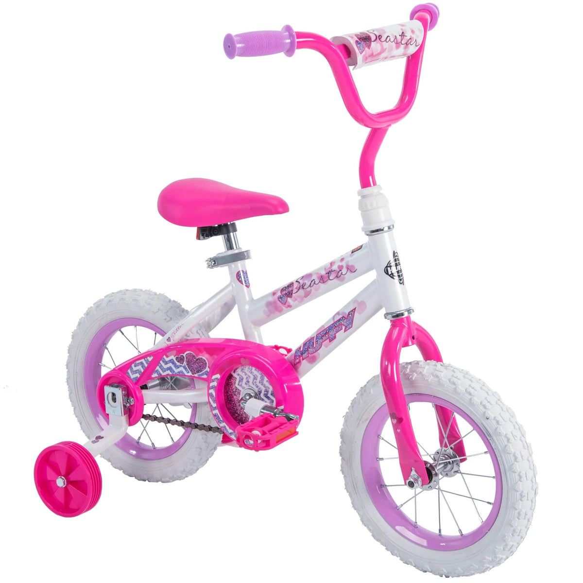 12 in. White Kids Bike U5839