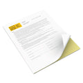 Multipurpose Carbonless Paper Two-Part 8 1/2 x 11 Canary/White W838550