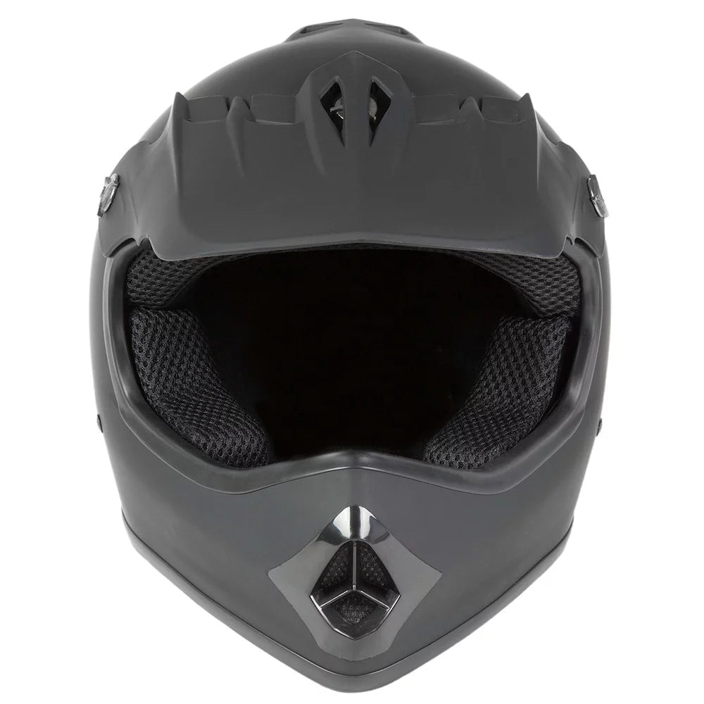 Youth Motocross ATV Off-Road Helmet DOT Approved Matte Black B886
