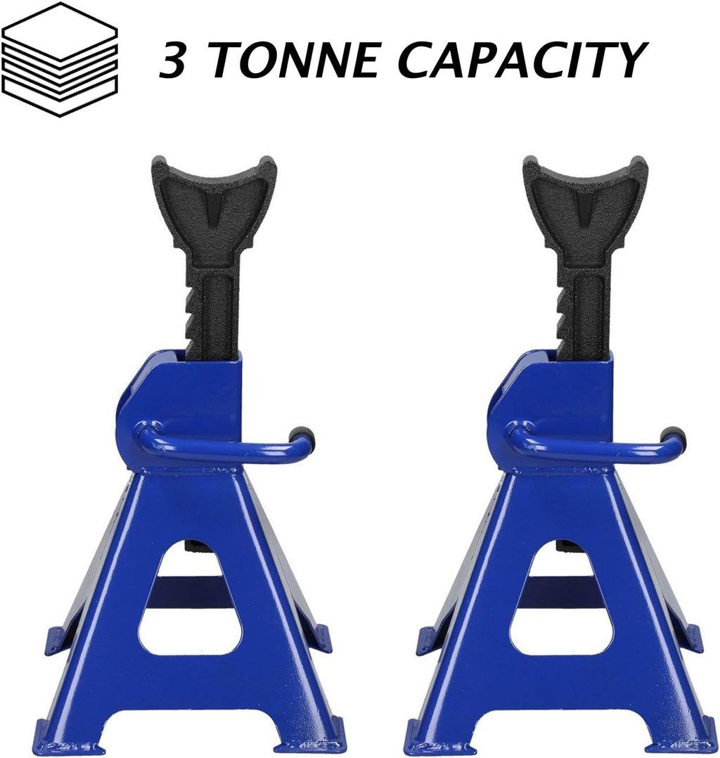 Set of 4 Heavy Duty 6 Ton Adjustable Steel Jack Stands M945481