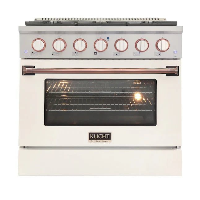 White 36 Natural Gas Dual Fuel Range R817