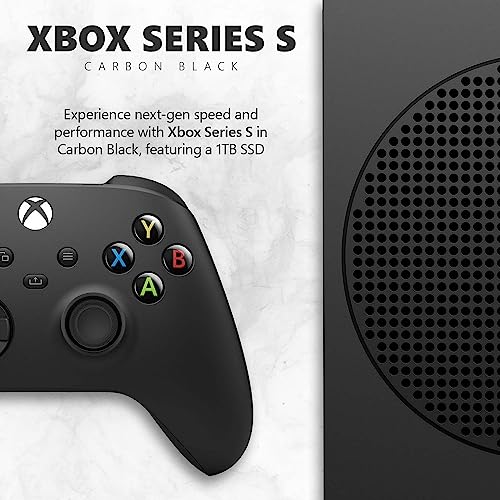 Xbox Series S 1TB SSD Console Carbon Black with Wireless Controller F801
