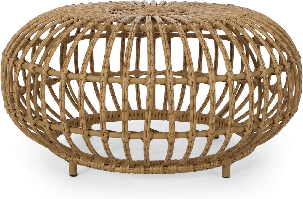 Round Rattan Wicker Coffee Table L143828