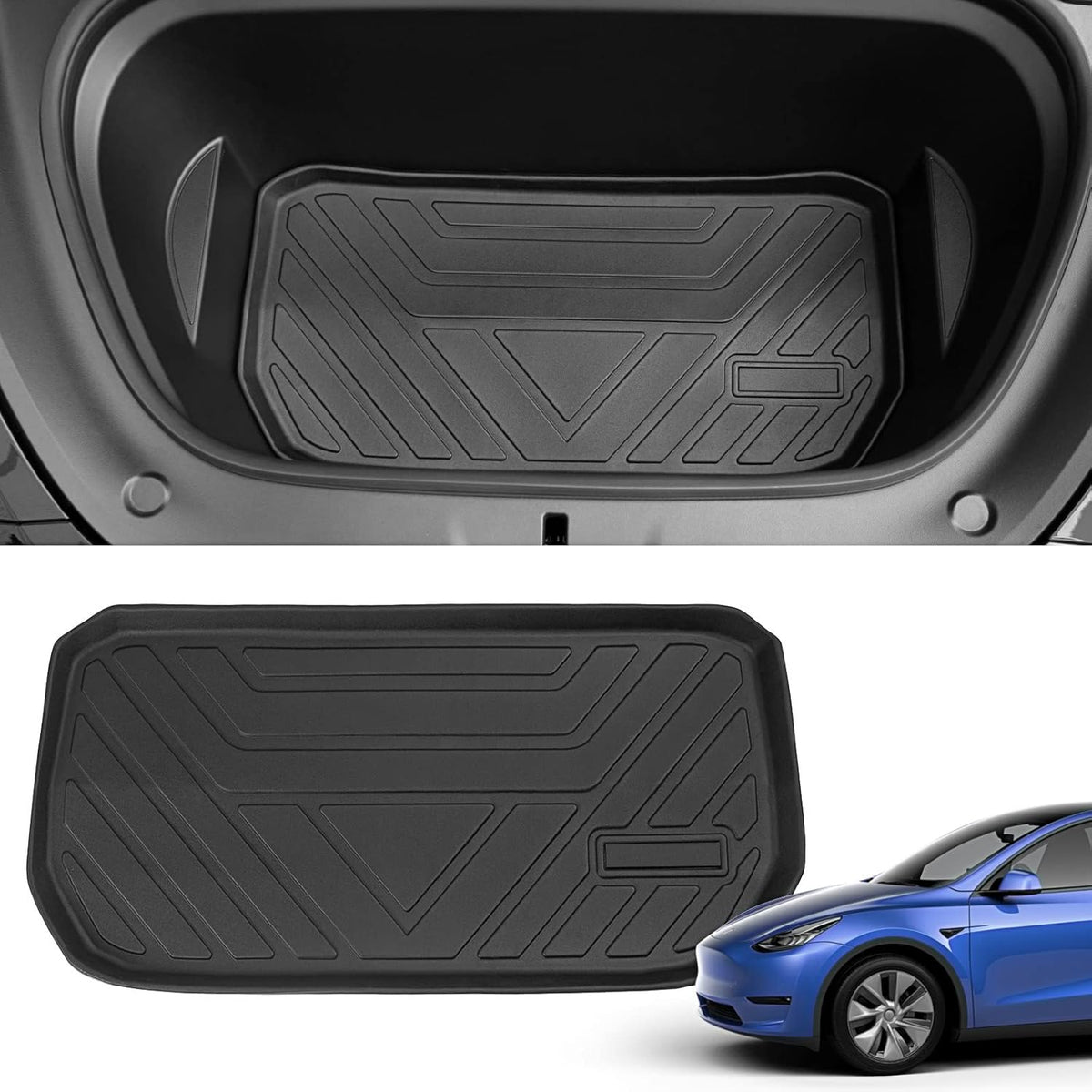 Tesla Model Y Trunk Mat Floor Mats Cargo Liner 5-Seater N18633