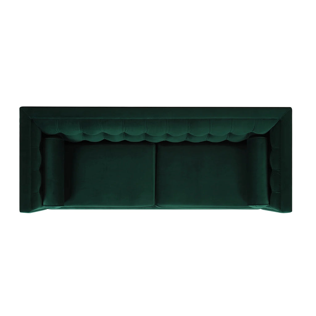 84" Tufted Tuxedo Sofa Double Cushion G941
