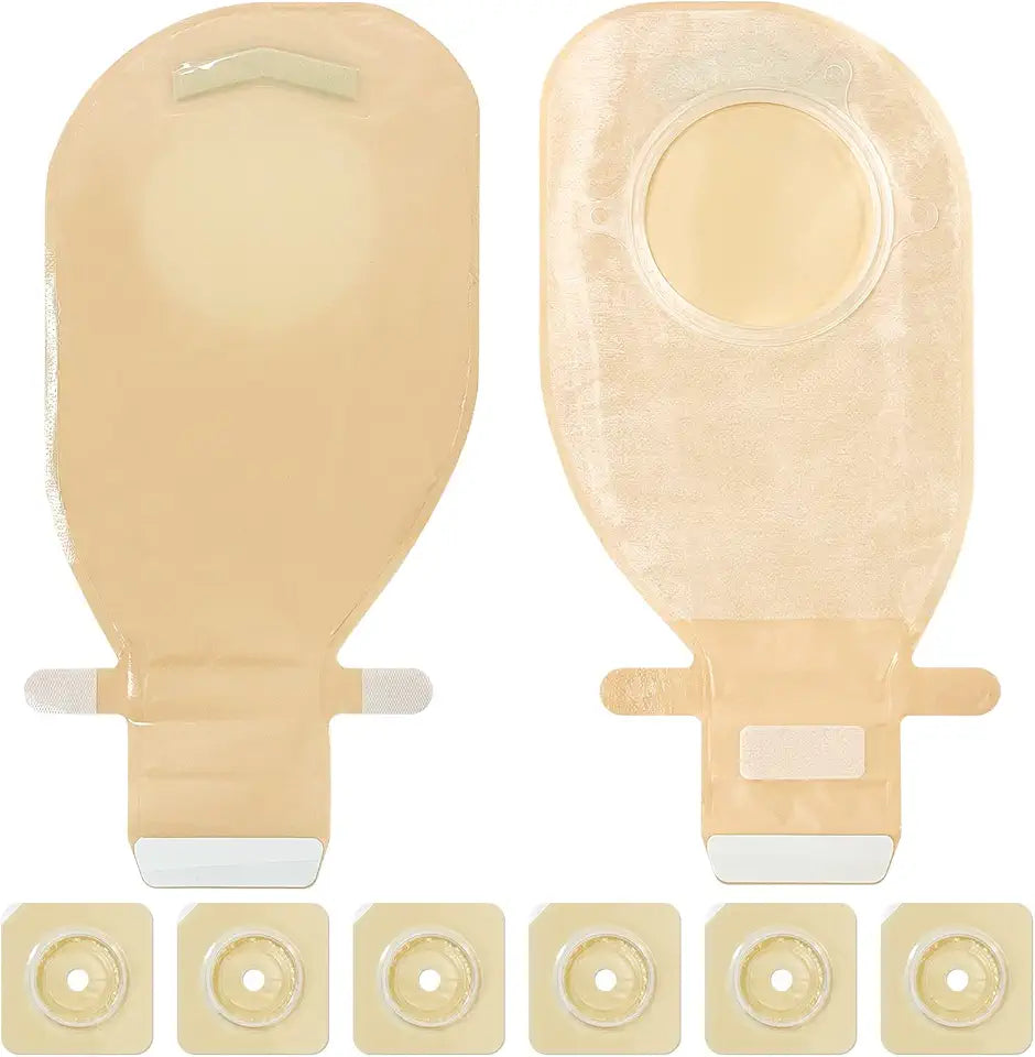 21PCS Two Piece Drainable Cut-to-Fit Ostomy Bags V408791