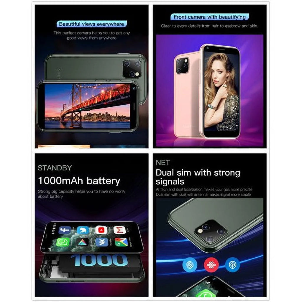 Mini Android Smartphone 1GB RAM 8GB ROM 2.5'' Quad Core 3G Z16483