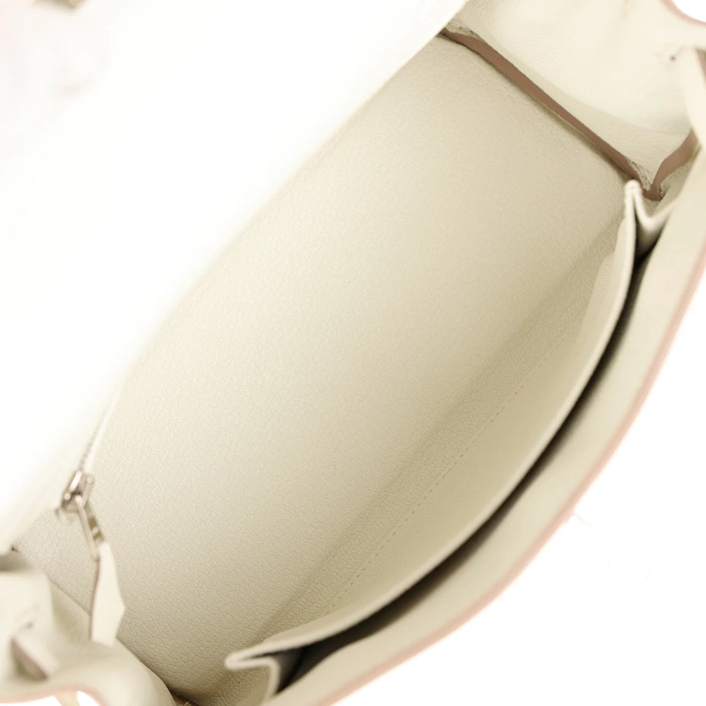 Mushroom Togo Leather Bag with Palladium Hardware S844340