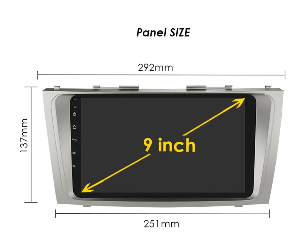 9 Touch Screen 2+32GB GPS Navigation Android 12 Car Stereo Radio R210