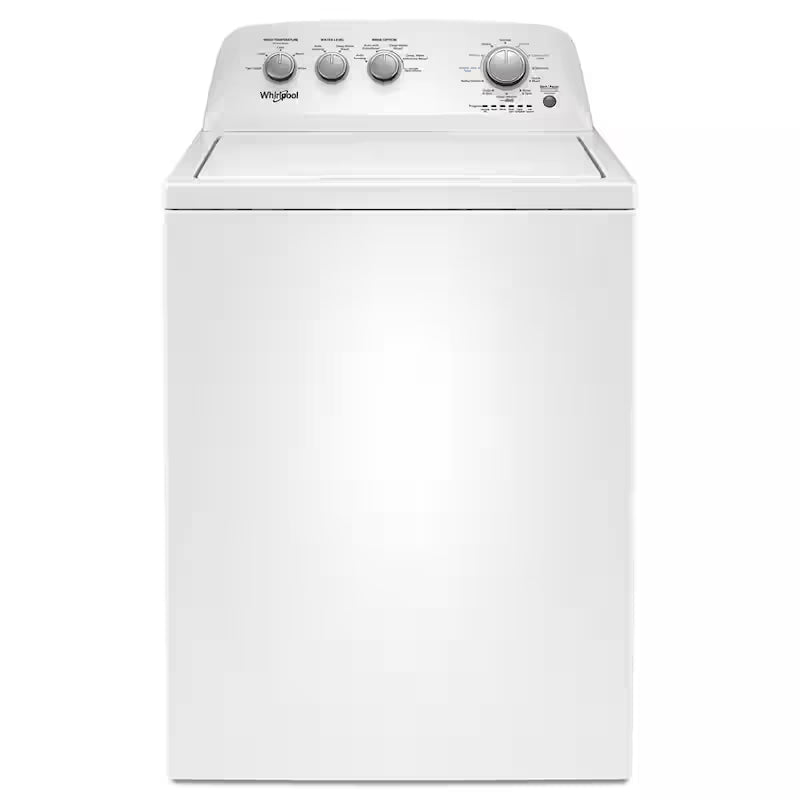 White Top Load Washing Machine with Soaking Cycles P491