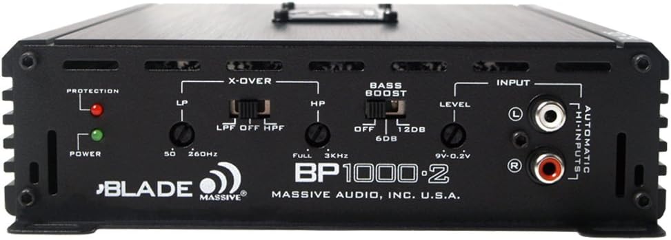 2 Channel 1000 Watts Class A/B Car Amplifier L30068