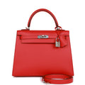 Red Epsom Leather Handbag Y19312