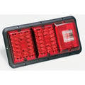 Horizontal Mount Triple LED Incandescent Taillight E9827