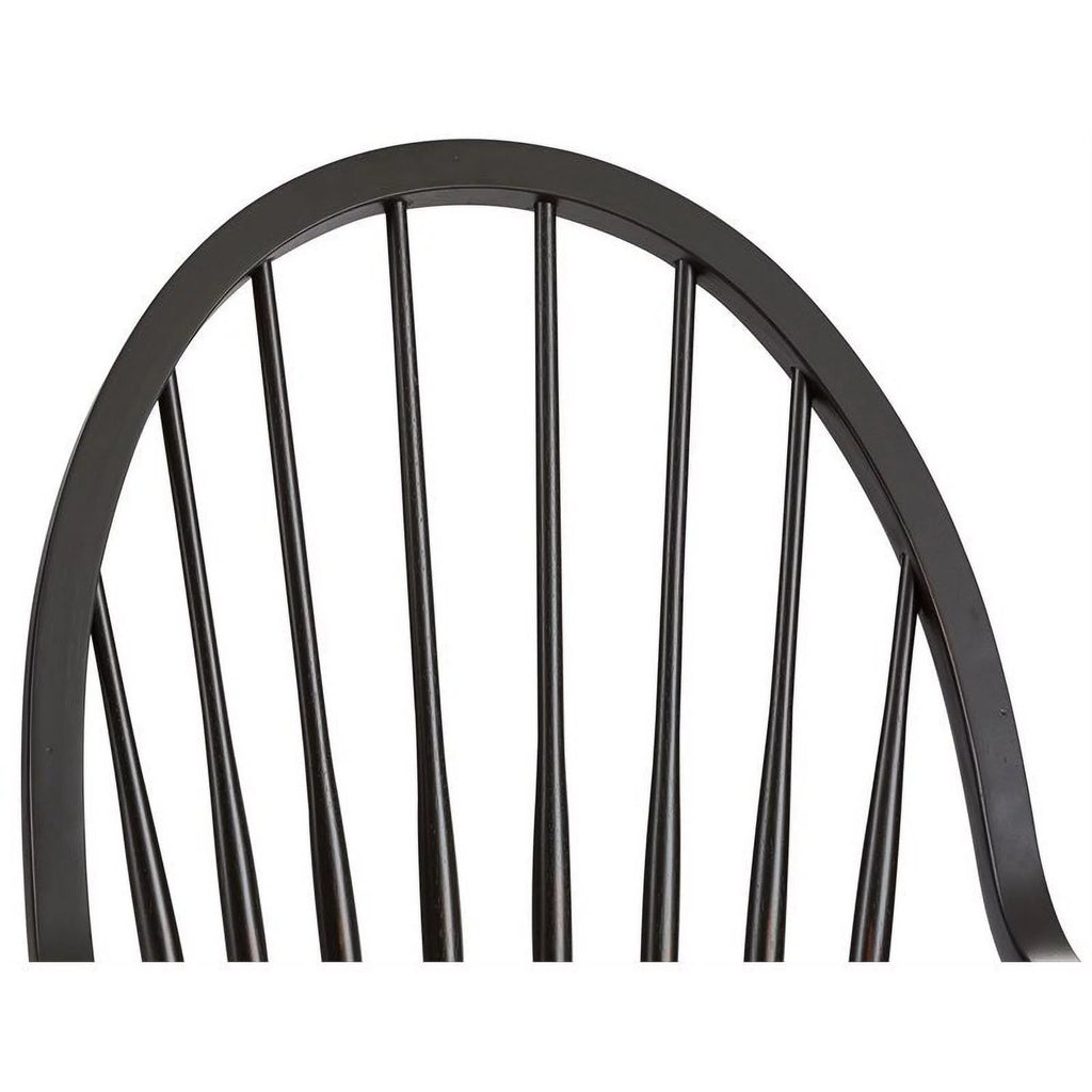 Dark Brown Windsor Back Arm Chair C5289
