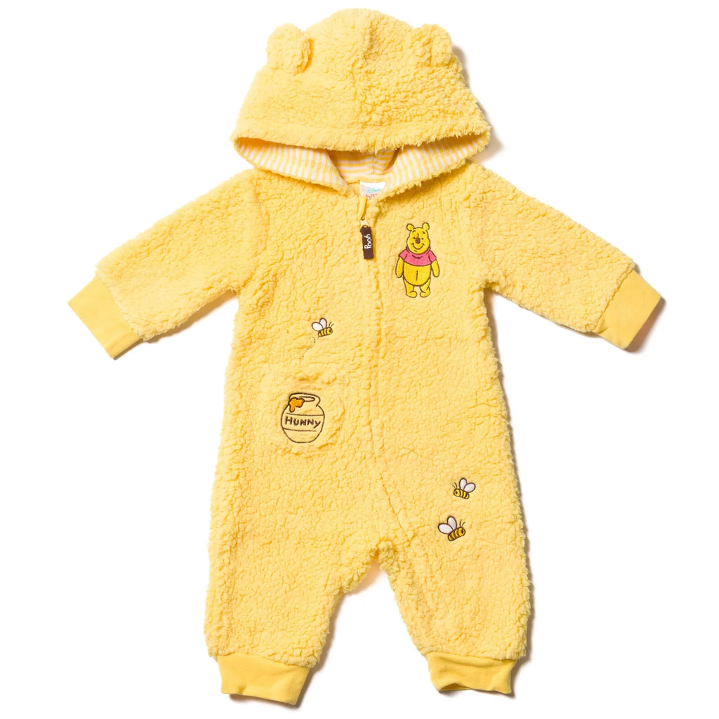 Yellow 12 Months Infant Zip Up Costume Coverall T626980