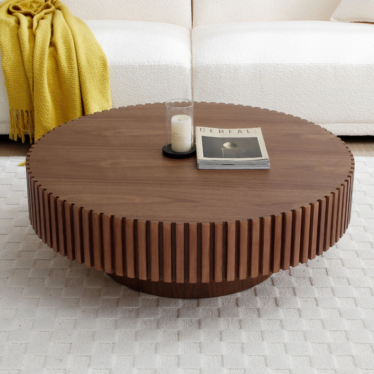 39.37'' Round MDF Coffee Table P1043