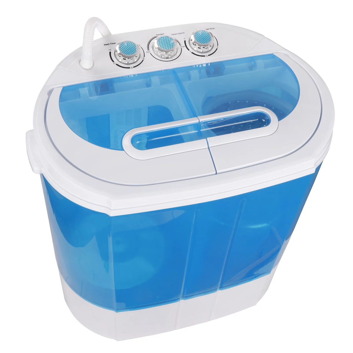 Portable Mini Twin Tub Washing Machine 9.9lbs Capacity M60726