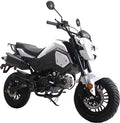 125cc 4 Speed Gas Motorcycle Bike White V99512