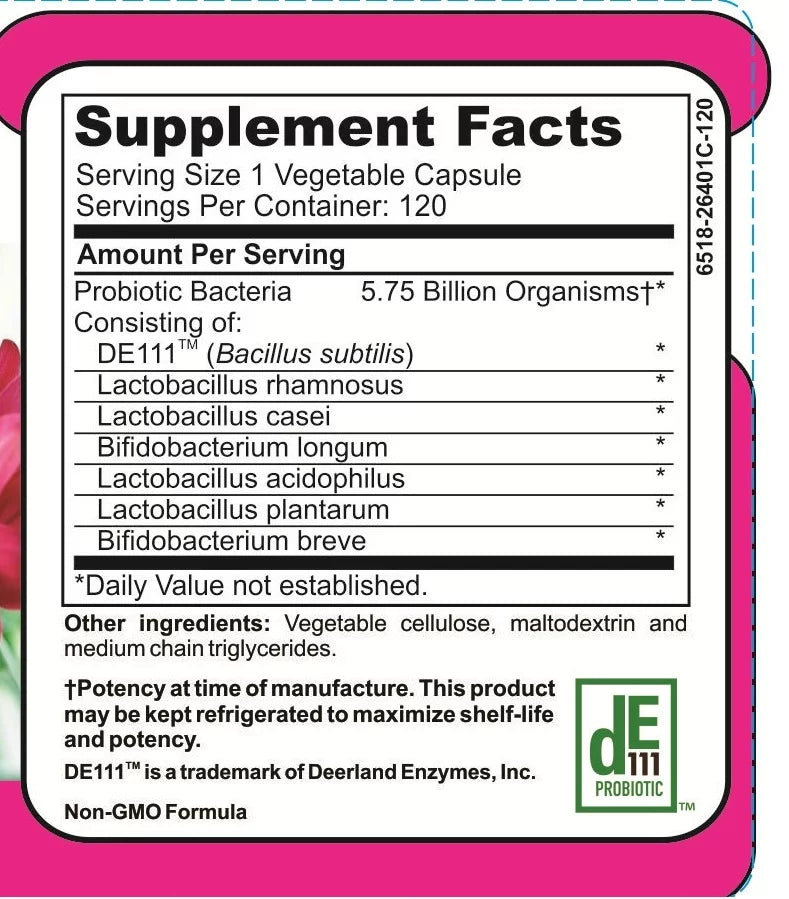 Prebiotics 60 Capsules W549