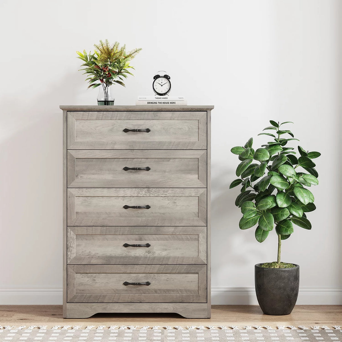 5 Drawer Wood Dresser N217215