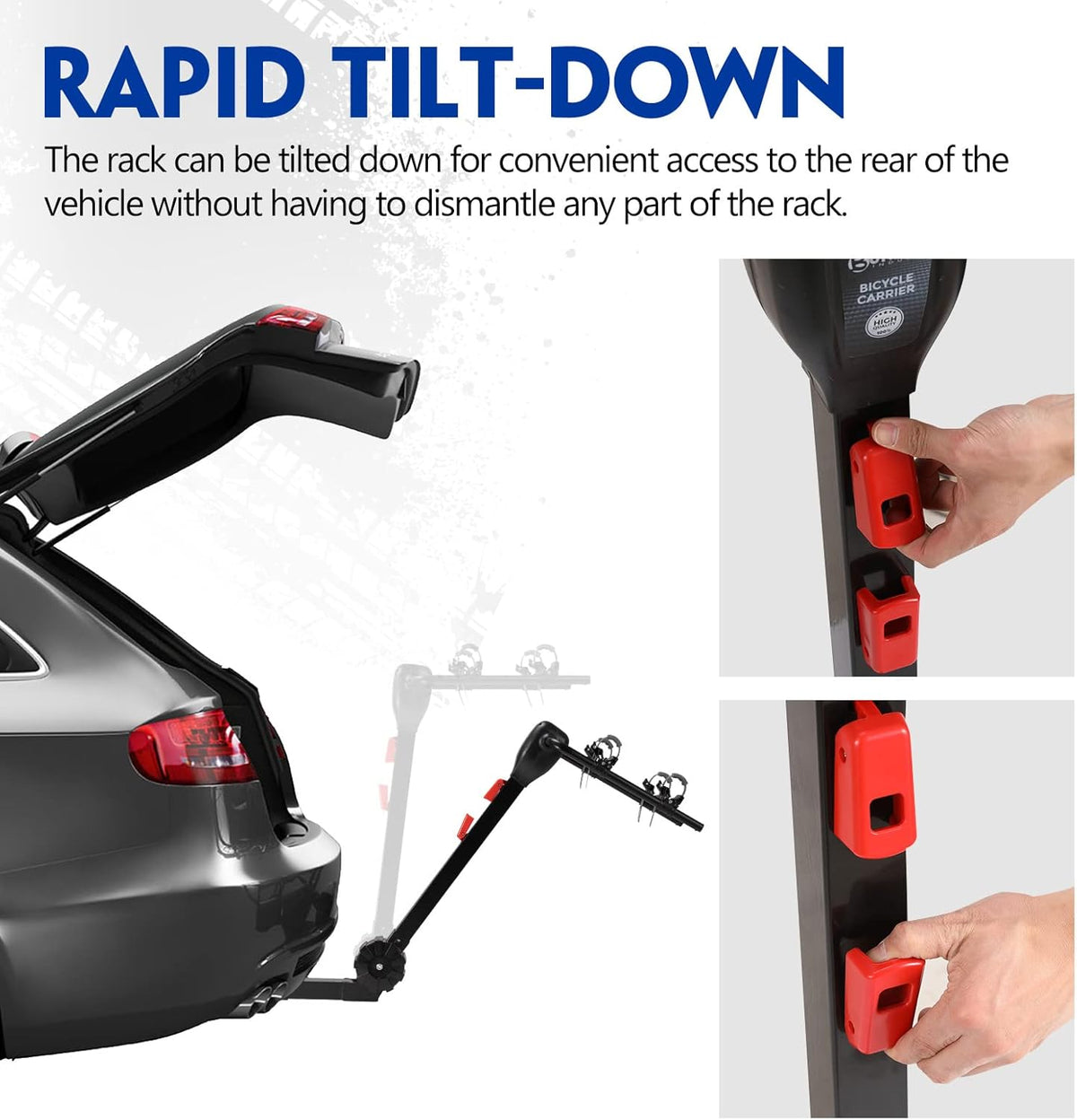 2-Bike Hitch Mount Carrier Rack E3604