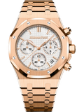 Pink Gold Silver-Toned Dial Chronograph 41mm J9446