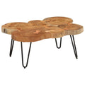 14.2" 6 Trunks Solid Wood Acacia Coffee Table J252772