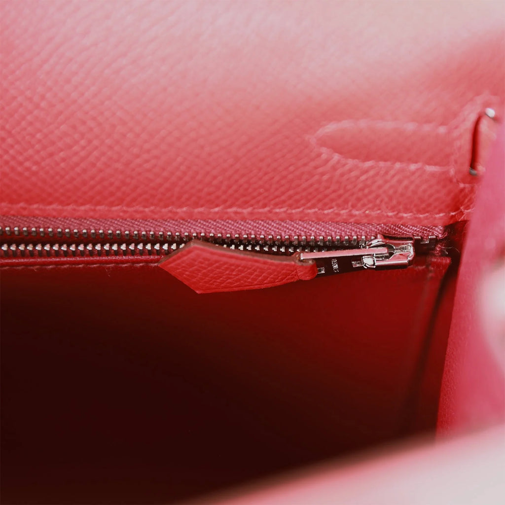 Red Epsom Leather Handbag Y19312