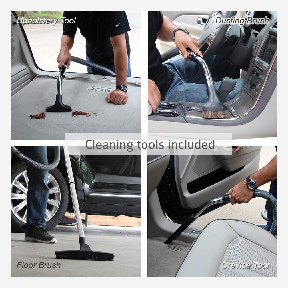 Wall Mounted Garage and Car Vacuum with 50 ft. Hose and Tools I298