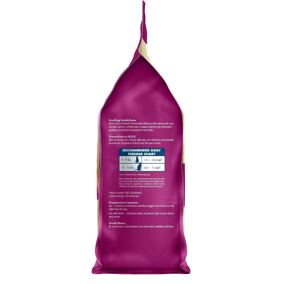 Blue Indoor Hairball Control Adult Dry Cat Food E5741
