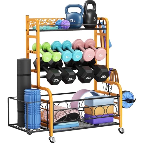 Dumbbell Rack with Wheels N19279