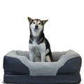 Gray Orthopedic Dog Bed F382