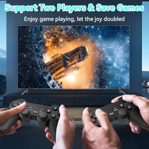 Wireless Retro Gaming Console Stick, Plug and Play, 4K HDMI, 2.4G Wireless Controllers, 64GB U529763