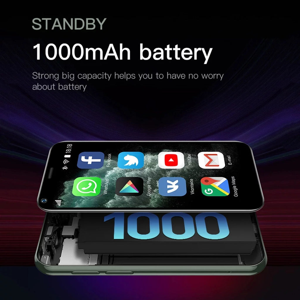 Mini Android Smartphone 1GB RAM 8GB ROM 2.5'' Quad Core 3G Z16483
