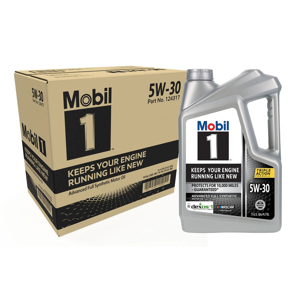Full Synthetic Motor Oil 5W-30, 5 Quart (Pack of 3) V911747