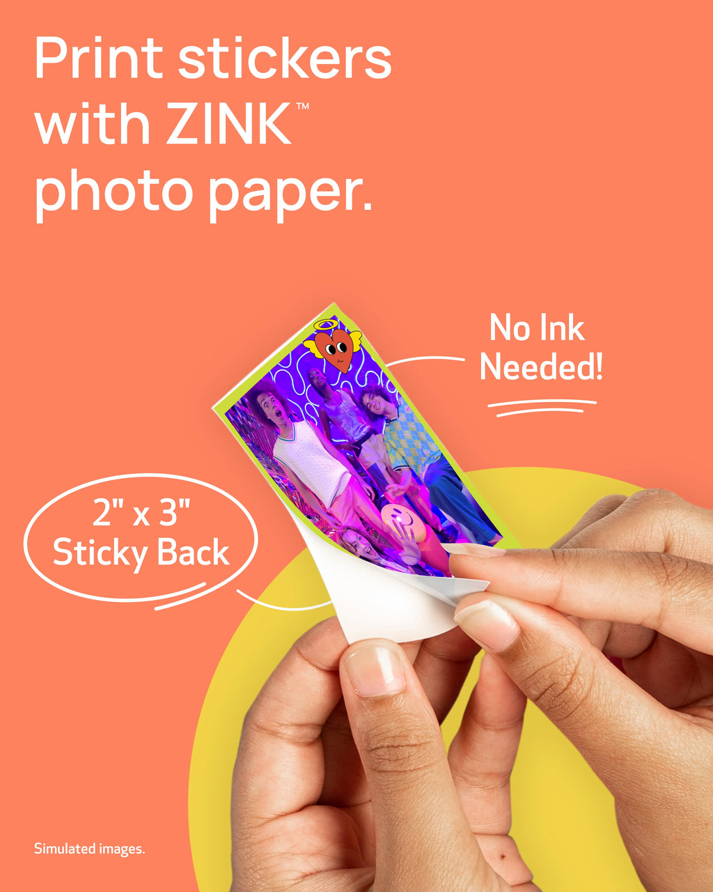 Mini Photo Printer Pure White M742726
