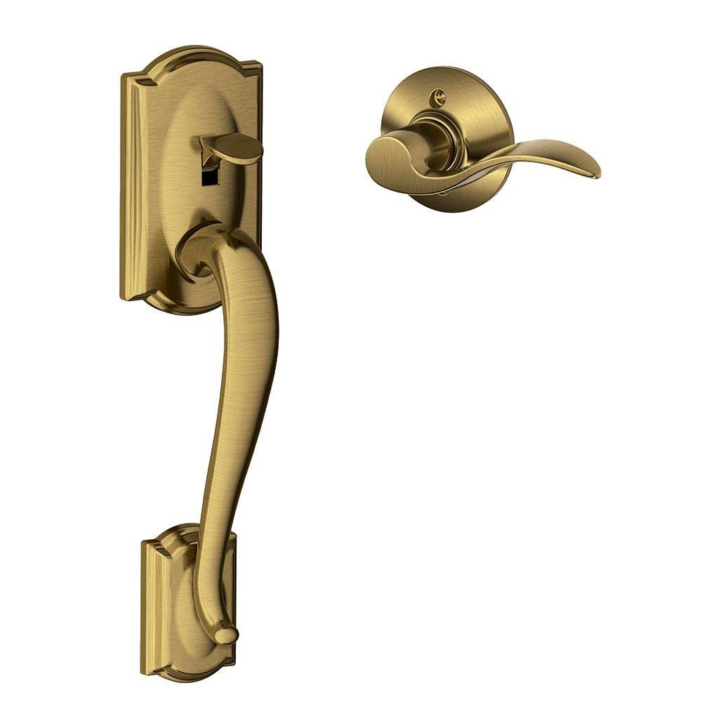 Antique Brass Lower Handleset D616